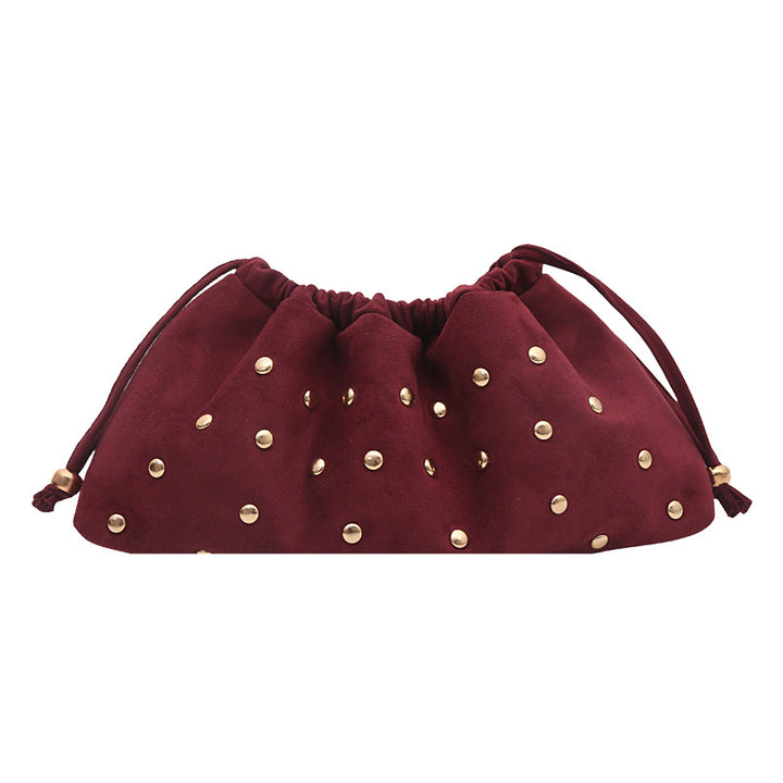 WoChic Studded Drawstring Clutch Bag Bowlift