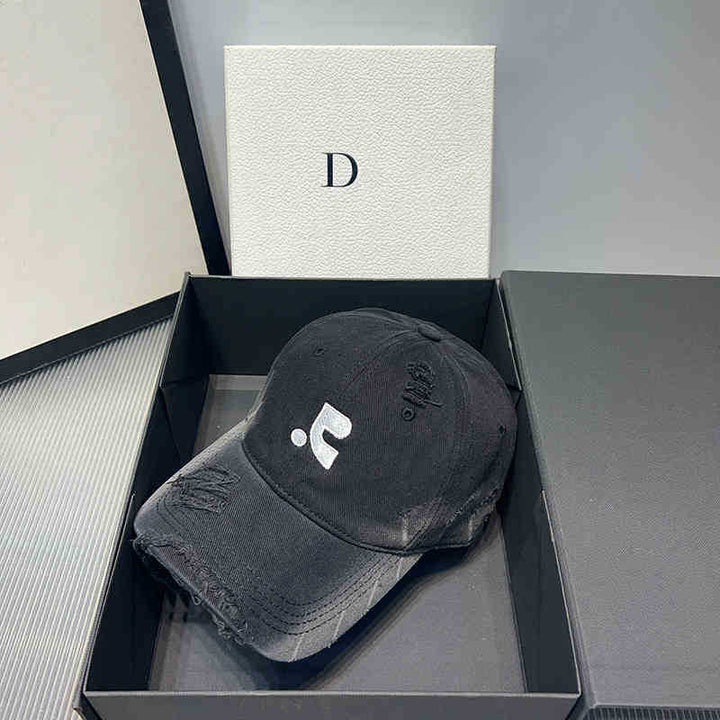 Men's Distressed Vintage Baseball Cap Bowlift