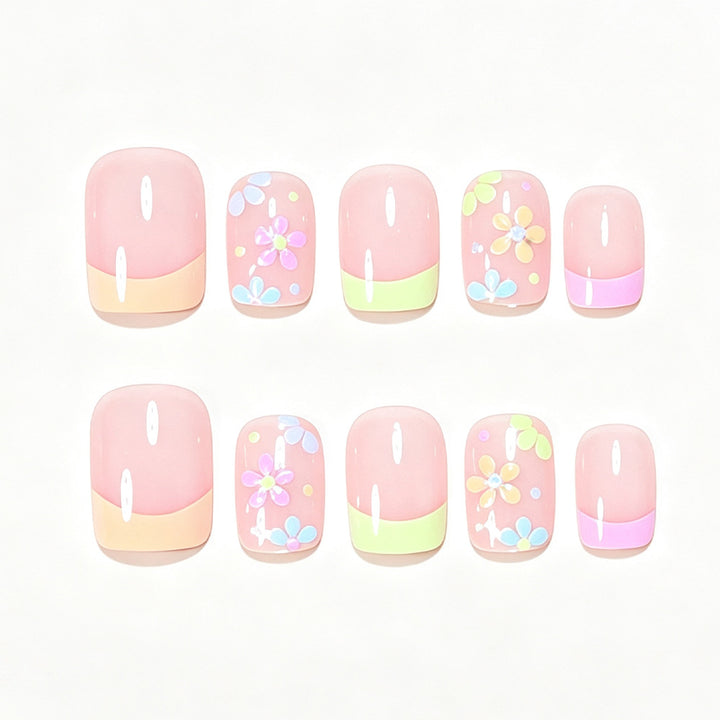 Floral Nail Art Embellishment Kit Bowlift