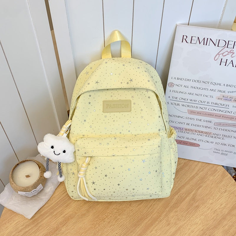Stylish Star-Patterned Backpack