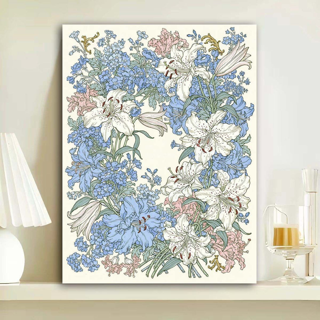 Botanical Floral Wall Art Bowlift
