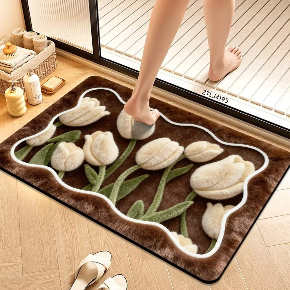 Decorative Bath Mat Bowlift