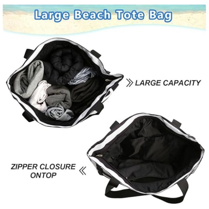 Practical beach bag with multiple compartments Bowlift