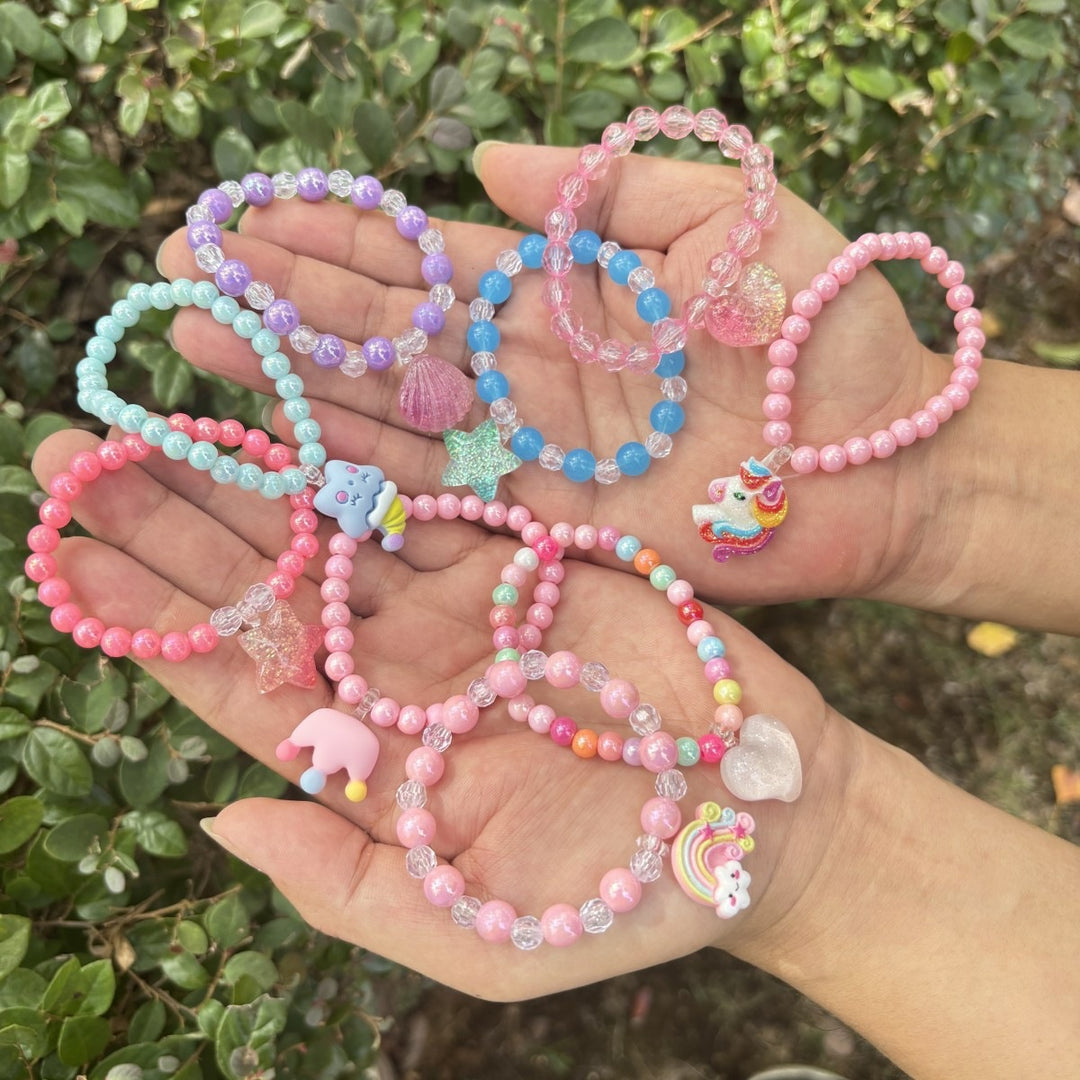 Cute bracelet with elephant charm Made of glass Bowlift