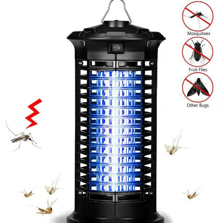 Electric UV Mosquito Zapper Lamp with Protective Cage Bowlift