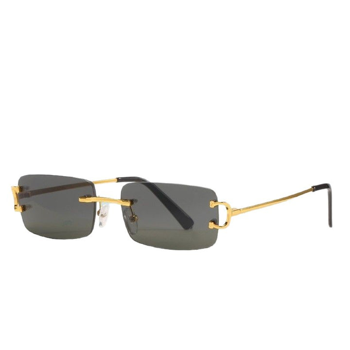 Women's elegant half-frame glasses with luxurious metal frame Bowlift