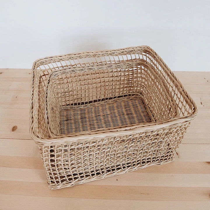 Storage basket with woven design Bowlift