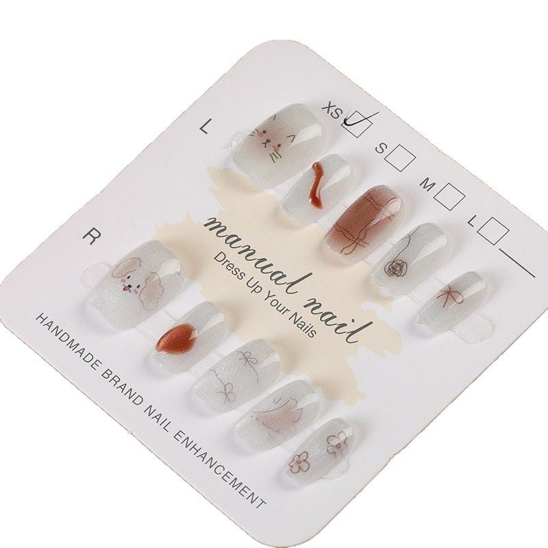 Artisanal Press-On Nail Set Bowlift