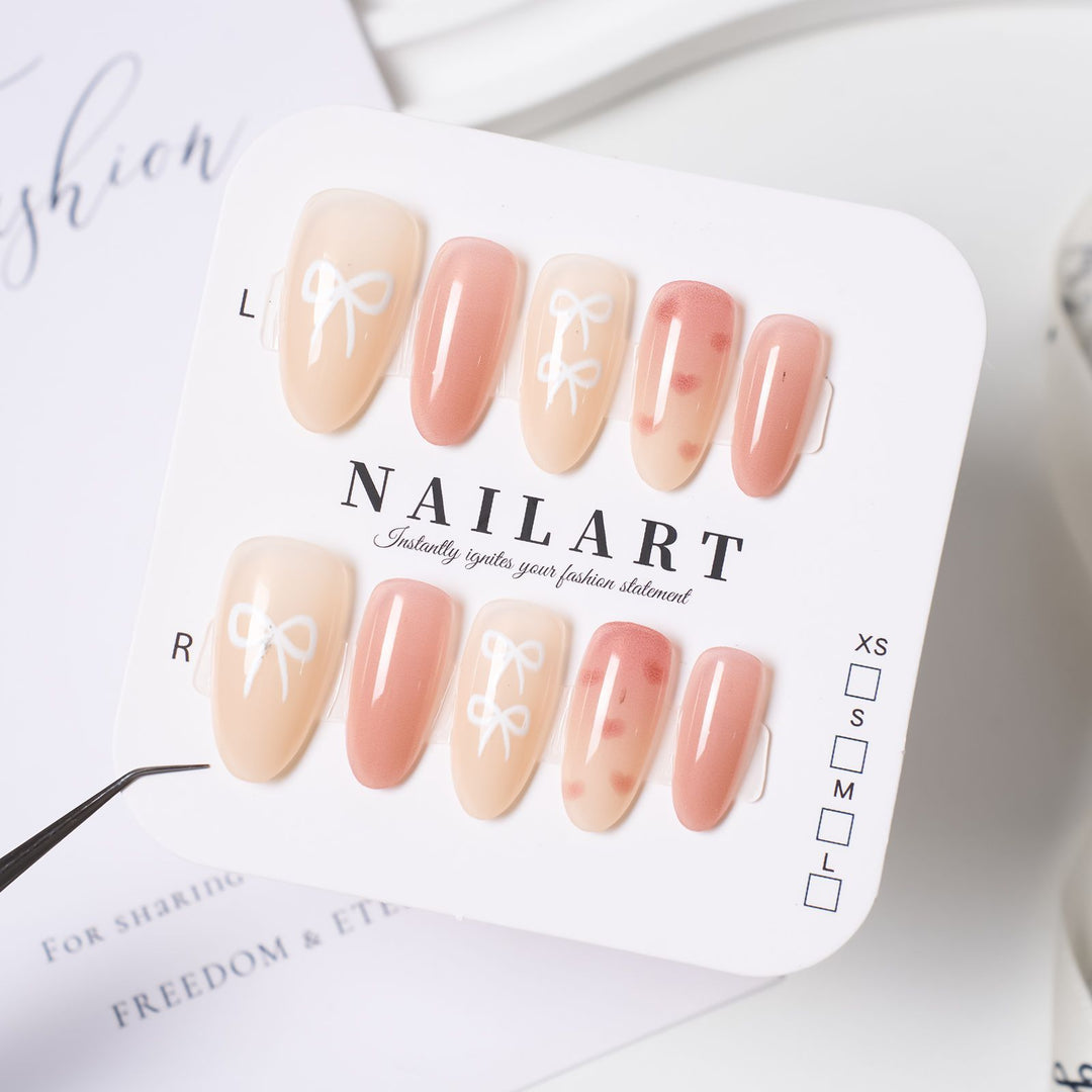 Stylish Leopard Print Press-On Nail Set Bowlift