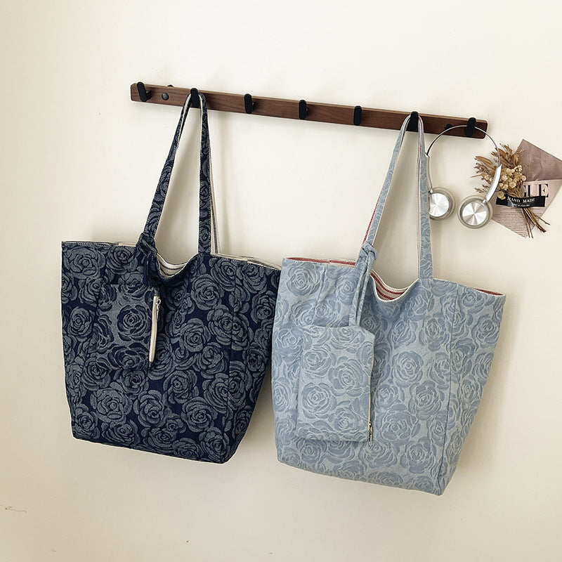 Large shopping bag with floral design Bowlift