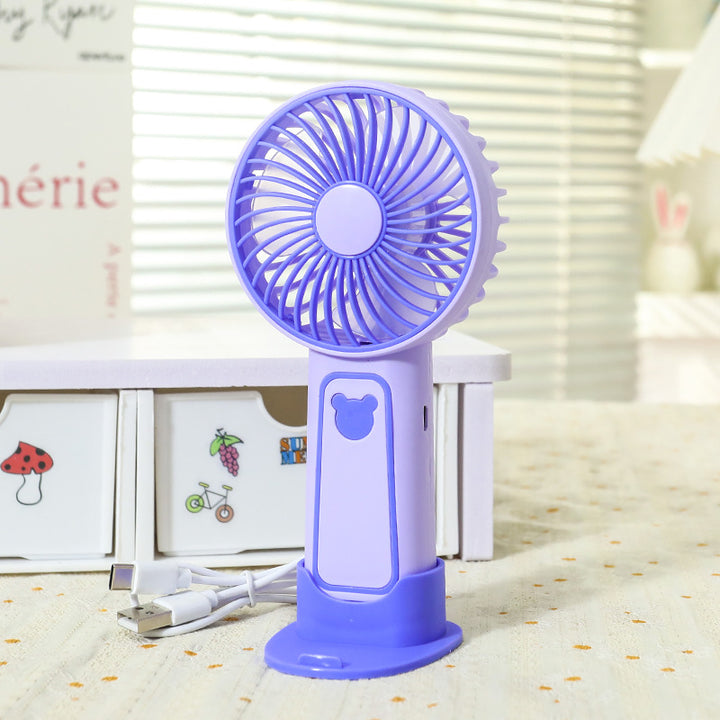Women's Mini Hand Fan with USB Charging Function Bowlift