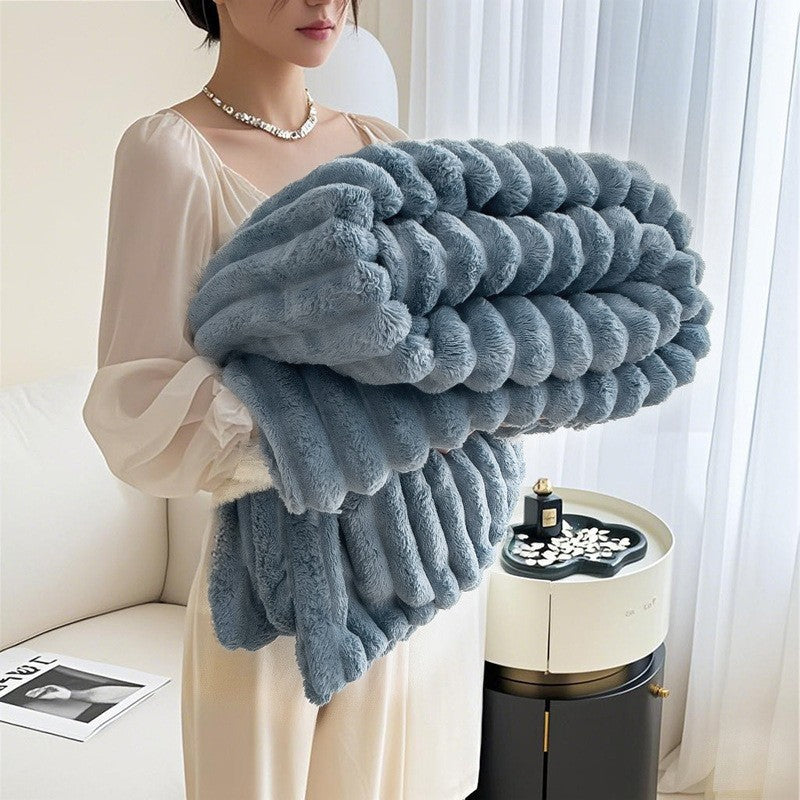 Women high-quality cuddle blanket with 3D structure Bowlift