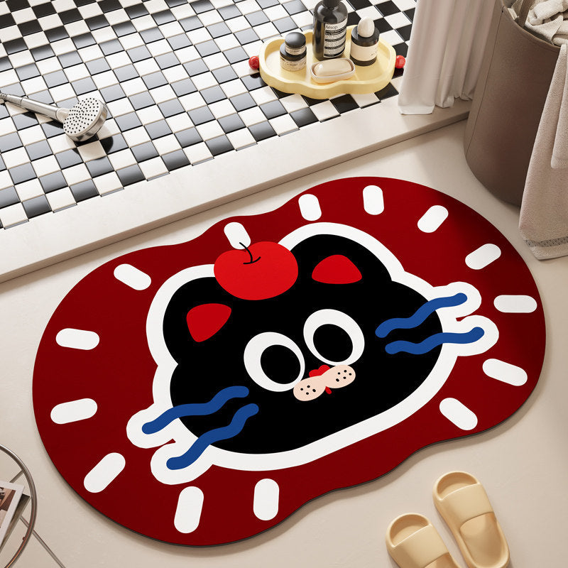 Decorative Bath Mat Bowlift