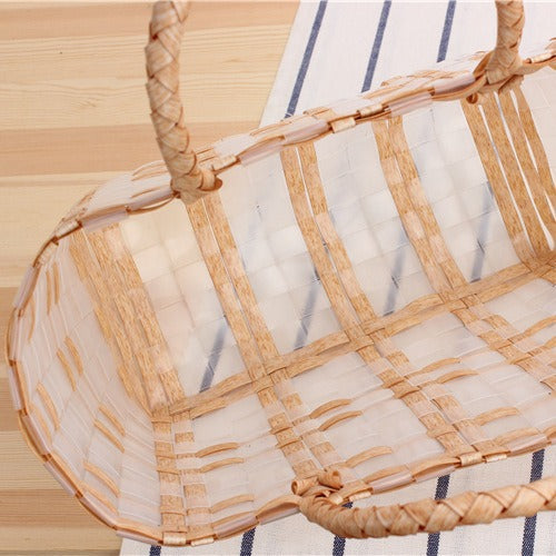 Stylish Transparent Shopping Bag Made of Woven Material Bowlift