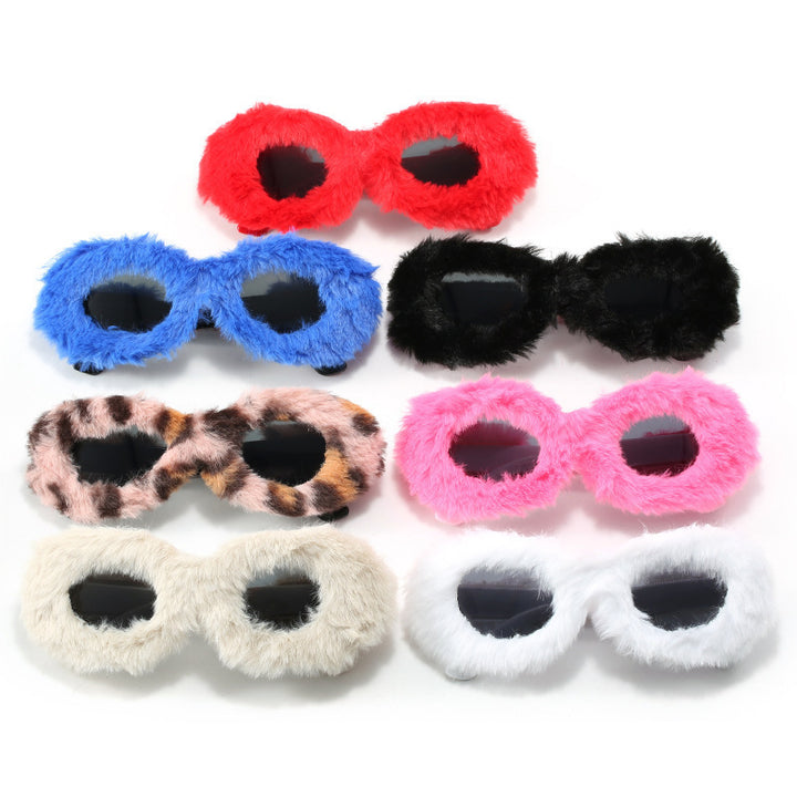 Women's fashionable sunglasses in trendy fleece design Bowlift