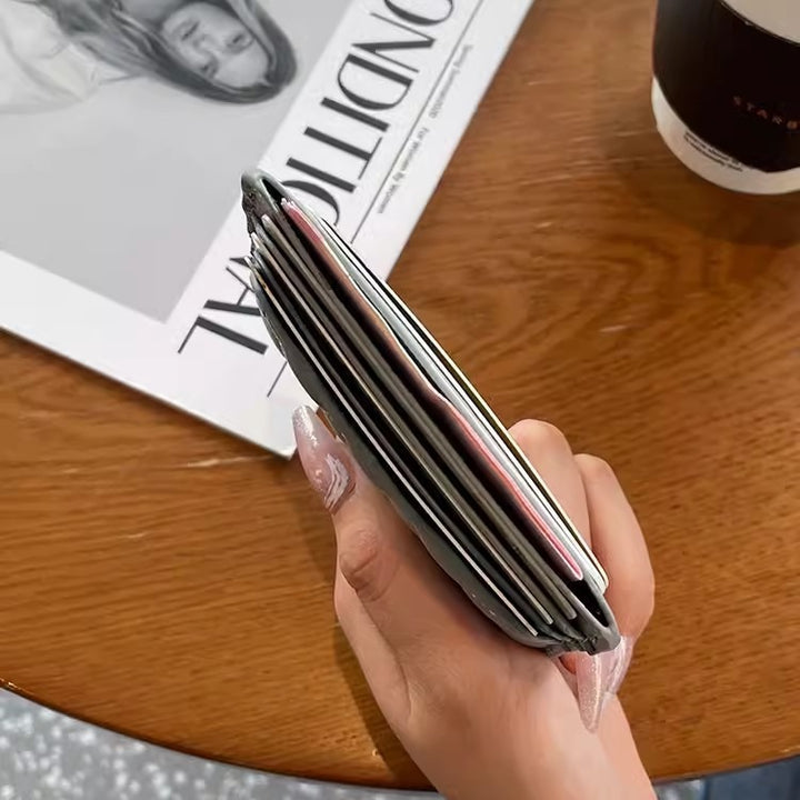 QuiltedLeather Cardholder Bowlift