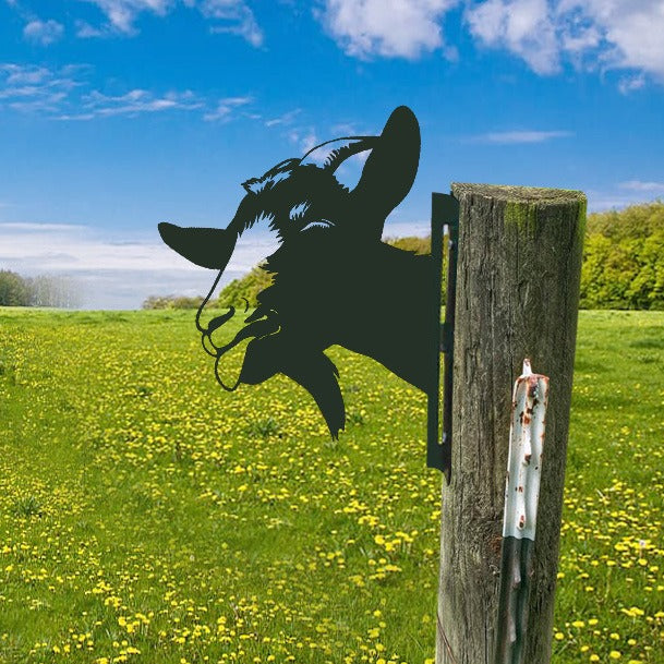 Outdoor Garden Farm Peeping Goat Metal Artwork Indoor Decoration | Bowlift