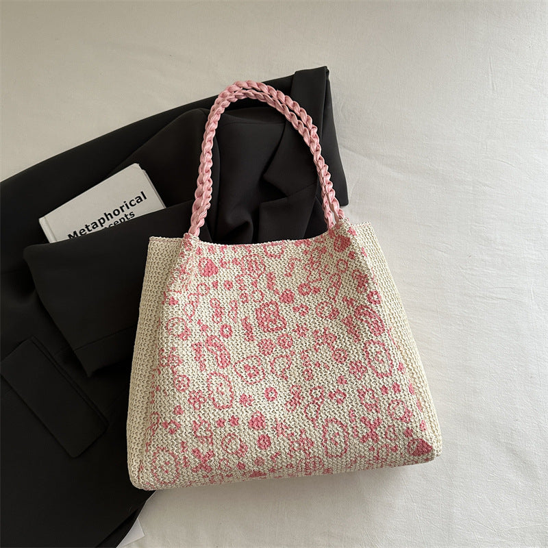 Chic Woven Tote Bag Bowlift