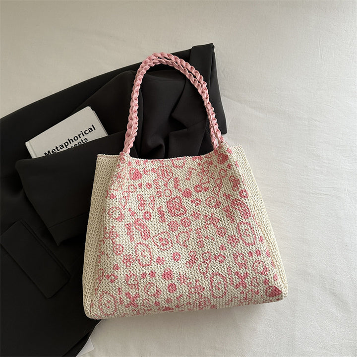 Chic Woven Tote Bag Bowlift