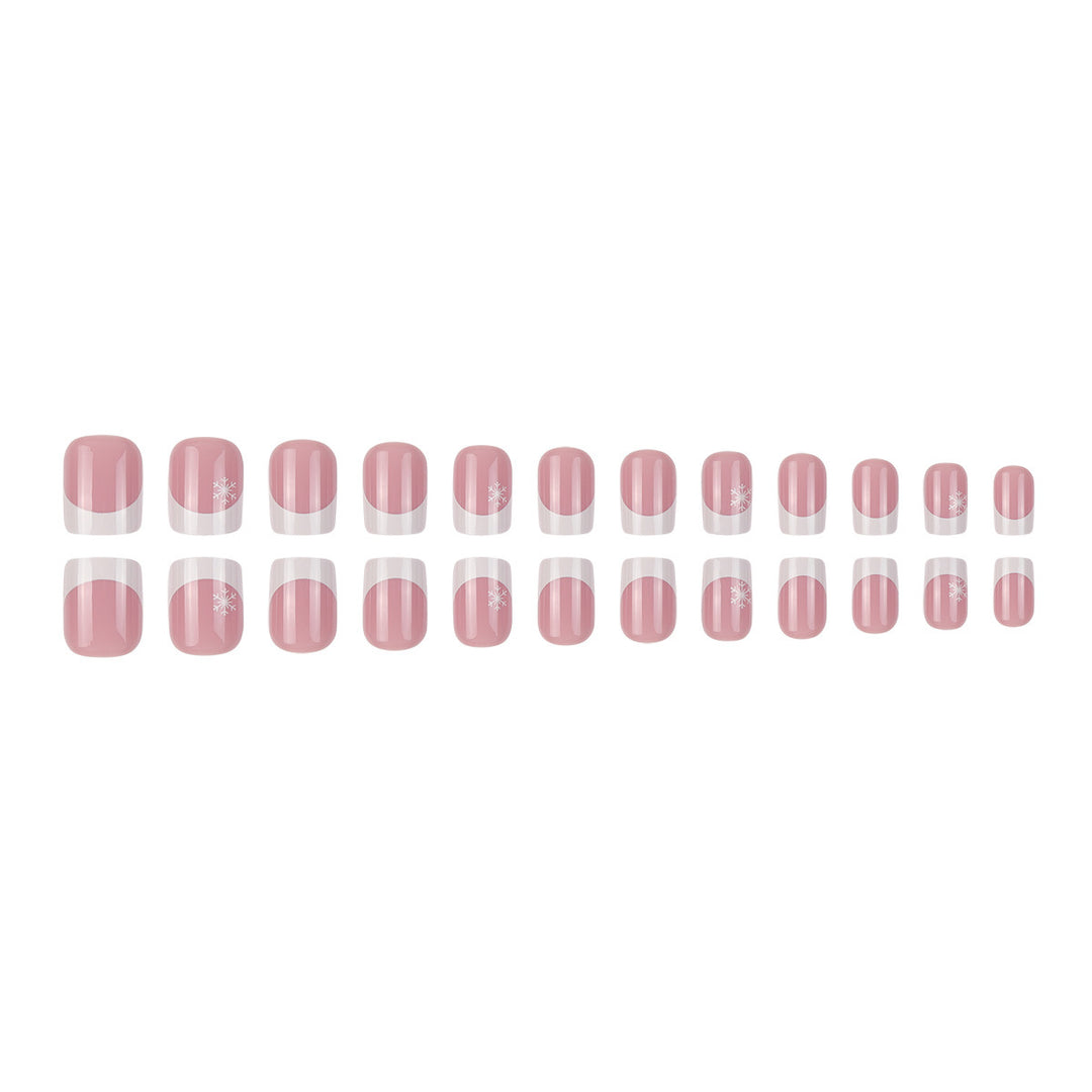 Chic Holiday-Themed Press-On Nails Bowlift