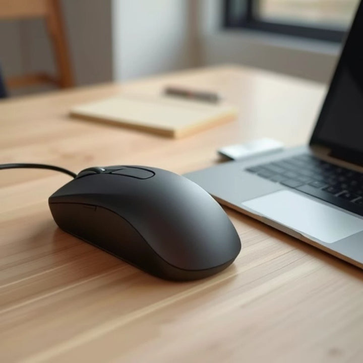 Ergonomic Wired Mouse with Precision Sensor Bowlift