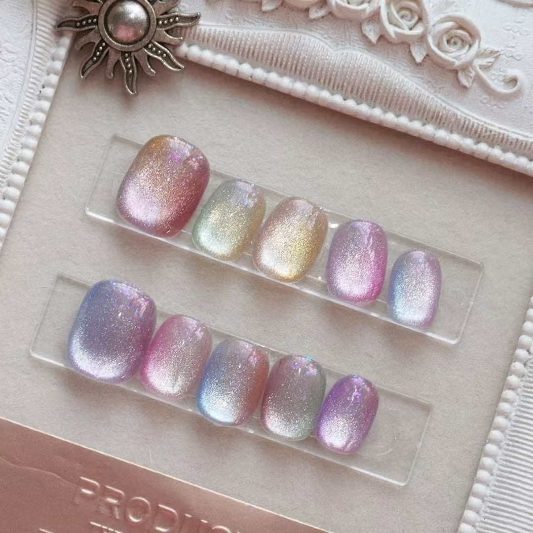 Floral Design Press-On Nails Bowlift