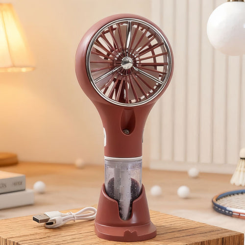 Women's Portable Mini Humidifier Fan with USB Connection Bowlift