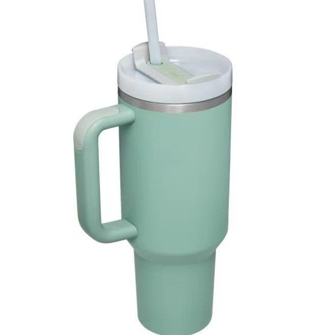 Ladies Insulated Mug with Handle and Practical Straw Bowlift