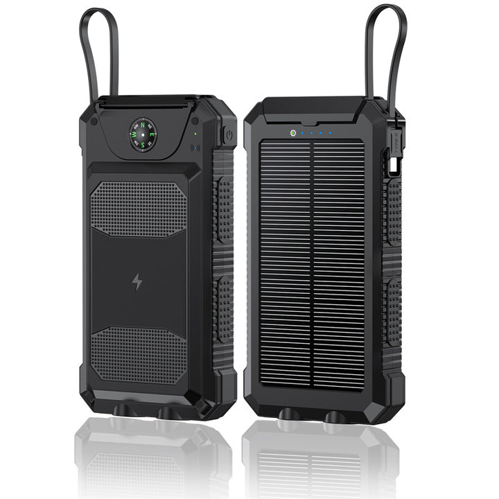 Waterproof Solar Power Bank with Built-in Compass Bowlift