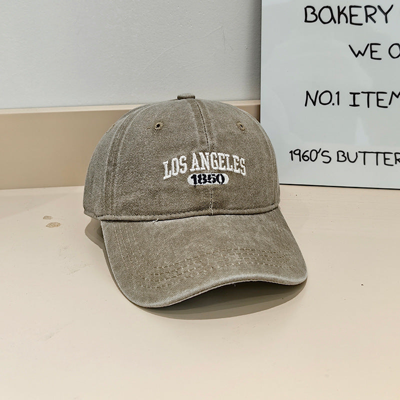 Men's Vintage-Style Cotton Cap Bowlift