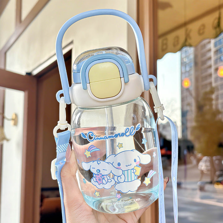Women's practical drinking bottle with ergonomic grip Bowlift