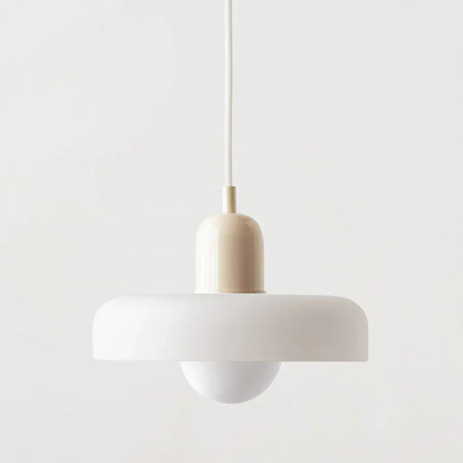 Scandinavian Pendant Light for Living Room and Dining Room – Minimalist Design with AdjustaBowlifte Height – Glass | Bowlift