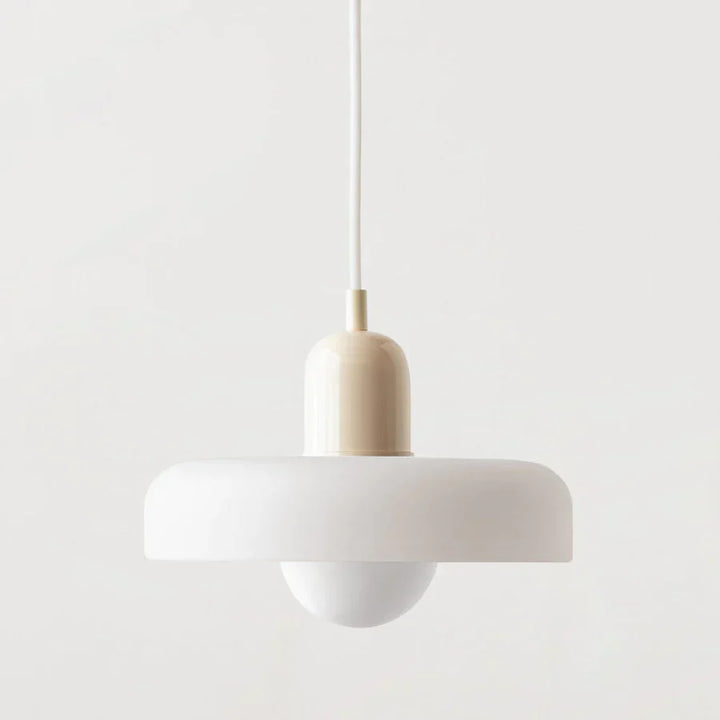 Scandinavian Pendant Light for Living Room and Dining Room – Minimalist Design with AdjustaBowlifte Height – Glass | Bowlift
