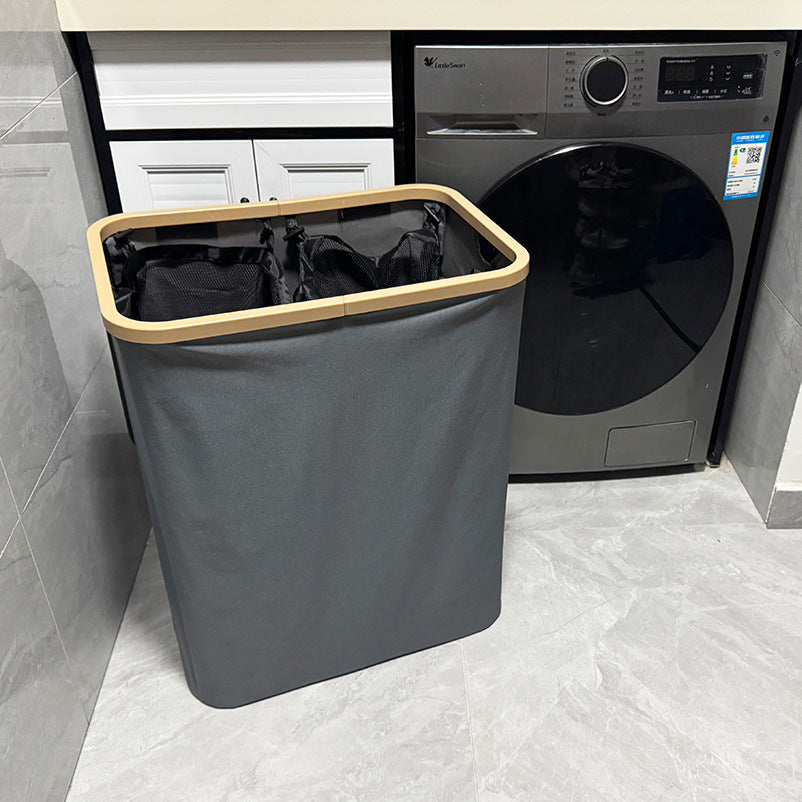 Modern laundry basket with removable lid and carrying handles Bowlift