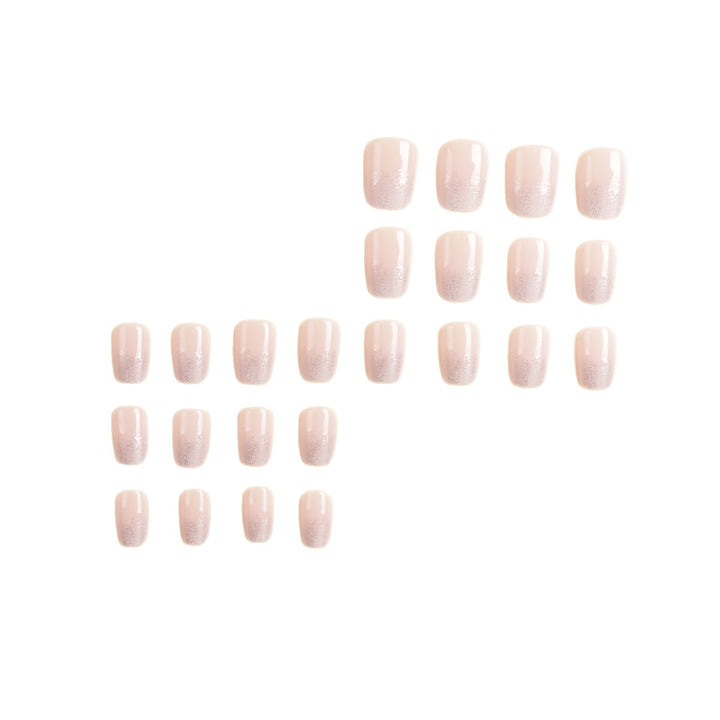 Ombre Glossy Nail Extensions Bowlift