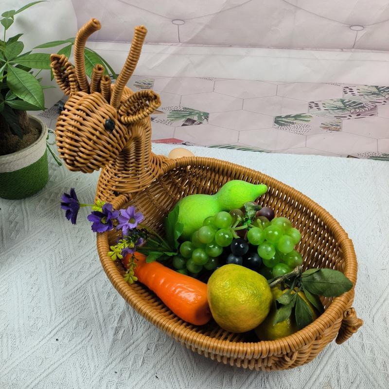 Handcrafted Food and Decor Basket Bowlift