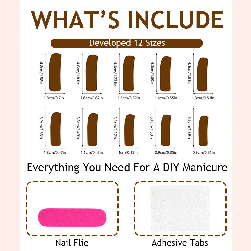 Nail set with elegant French tips Bowlift