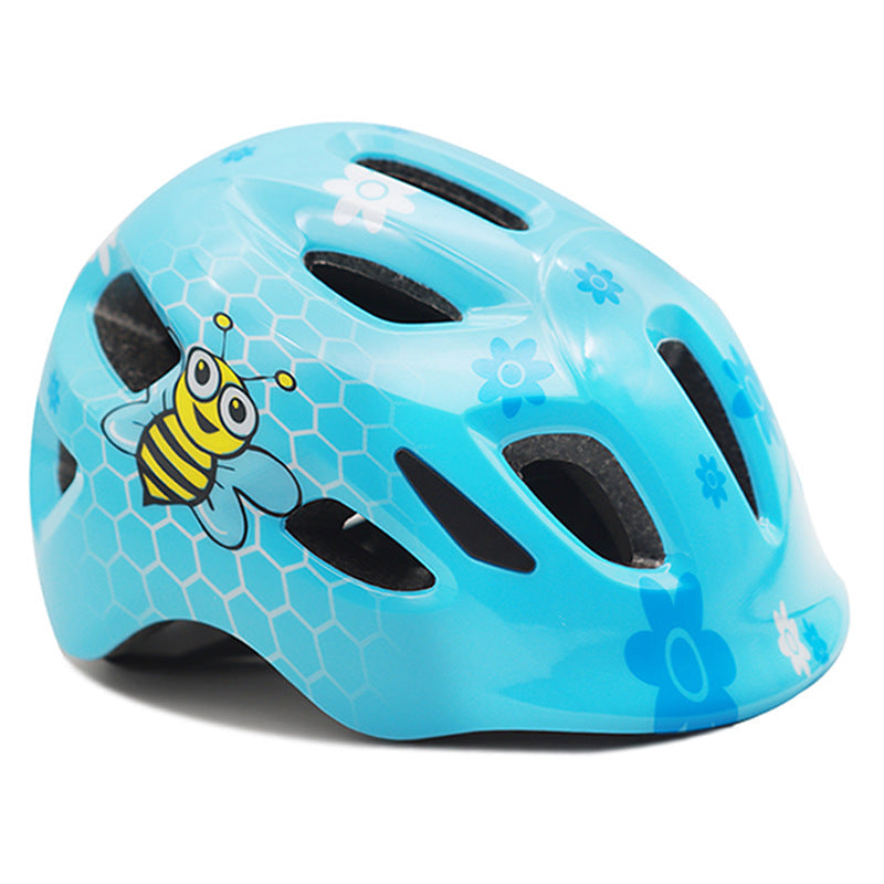 Kids Bicycle Helmet with Colorful Bee Design Bowlift