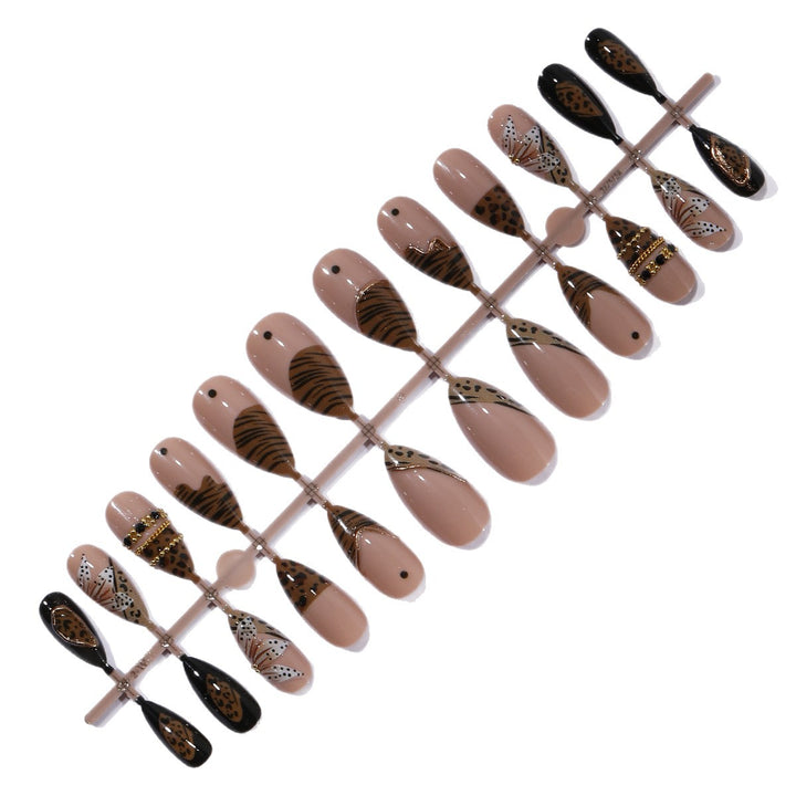 Decorative 3D Stiletto Nail Art Extensions Bowlift