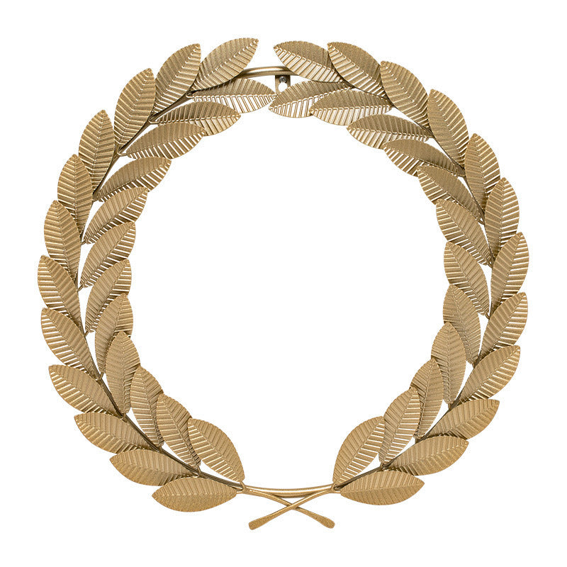 Decorative Metal Wreath for Wall Art Bowlift