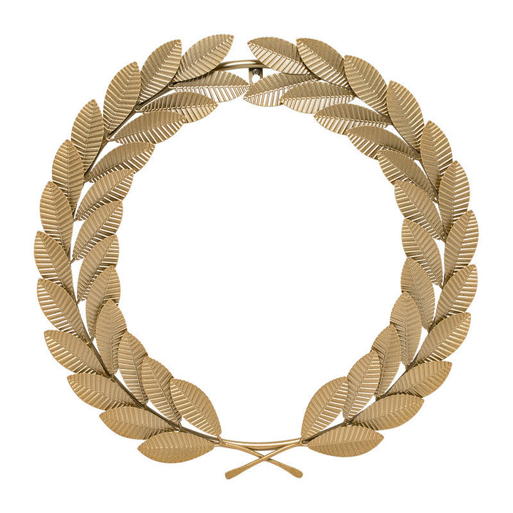 Decorative Metal Wreath for Wall Art Bowlift