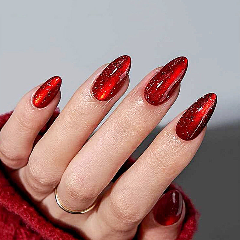 Glossy Gel Press-On Nail Set Bowlift