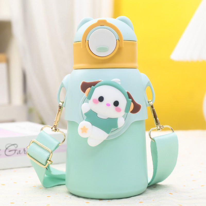 Ladies Child-Friendly Drinking Bottle with Animal-Friendly Design Bowlift