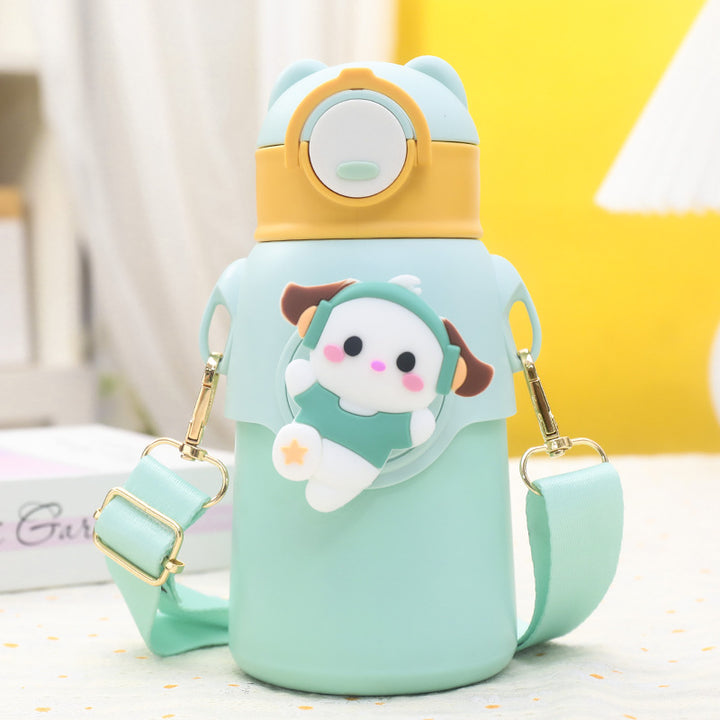 Ladies Child-Friendly Drinking Bottle with Animal-Friendly Design Bowlift