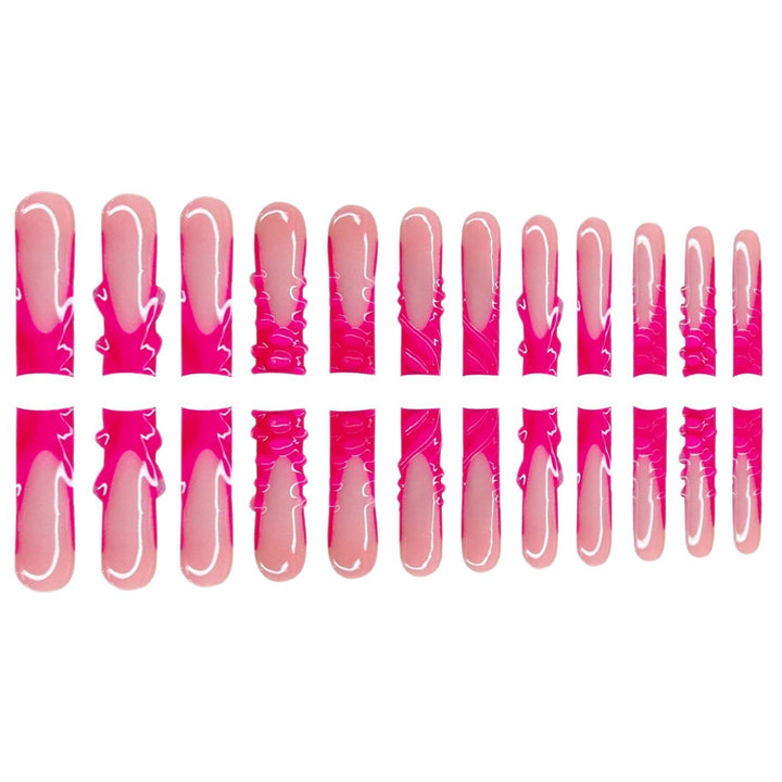 Creative Long Acrylic Nail Extensions Bowlift