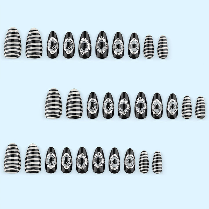 Creative nail art set with spooky designs Bowlift