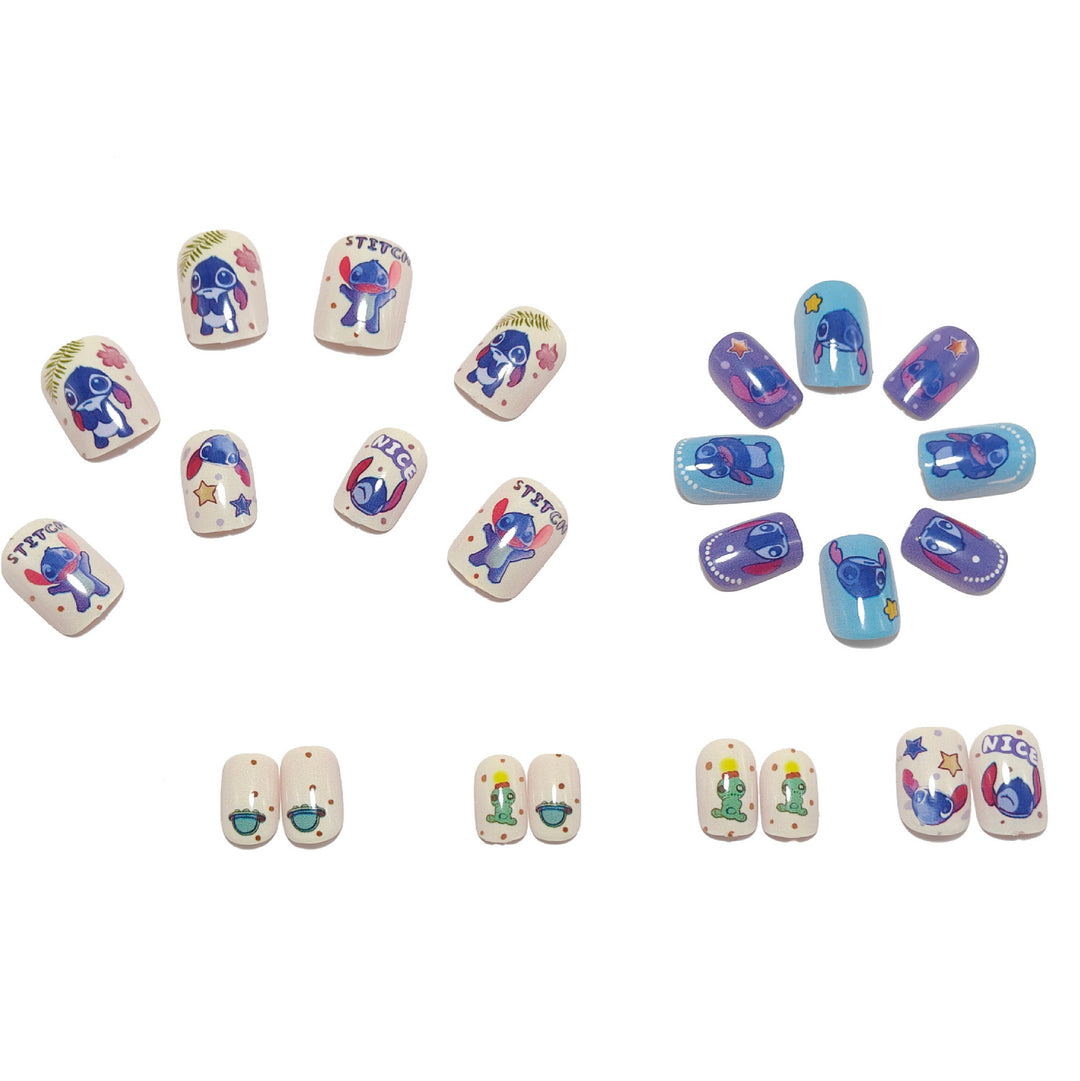 Art Nails in Creative Cartoon Style Bowlift