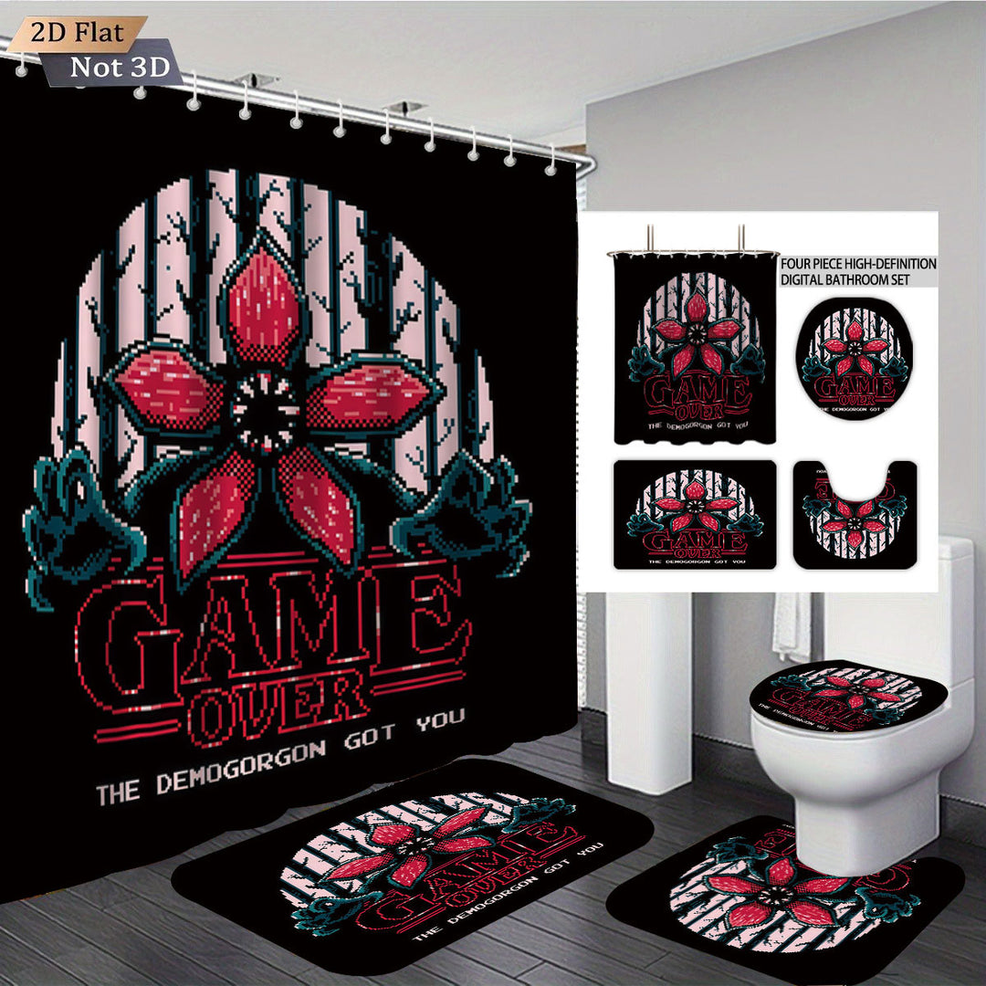 Stranger Things Adventure-Themed Digital Bathroom Set Bowlift