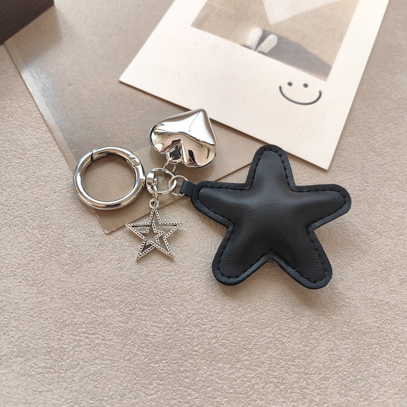 Keychain with star and heart design Bowlift