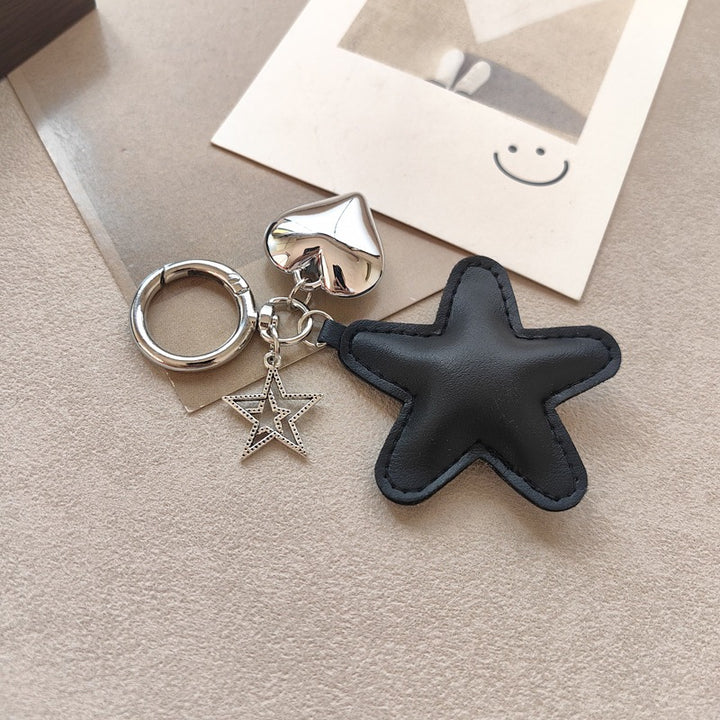 Keychain with star and heart design Bowlift
